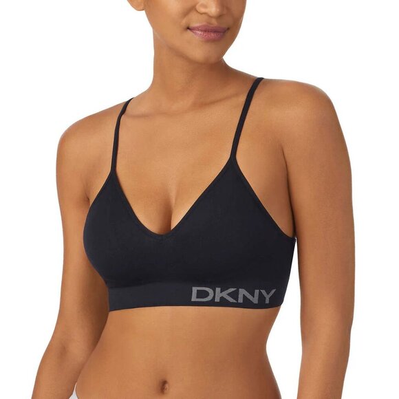 NWOT DKNY Seamless Bra | Black - Picture 1 of 5